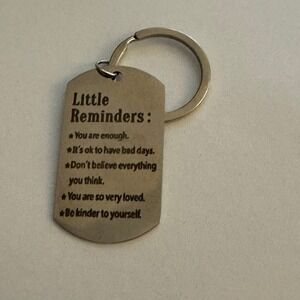 Little Reminders Key Chain Inspirational‎ Affirmations Gift Present